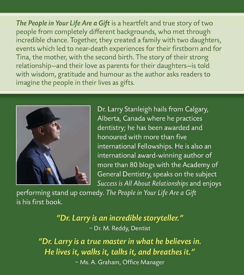Dr Larry Speaks - Larry Stanleigh book The people in your life are a gift